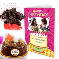 Handmade Chocolate Gift Combo on Birthday 