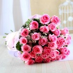 Perfect Love A Bunch of 35 Pink Roses