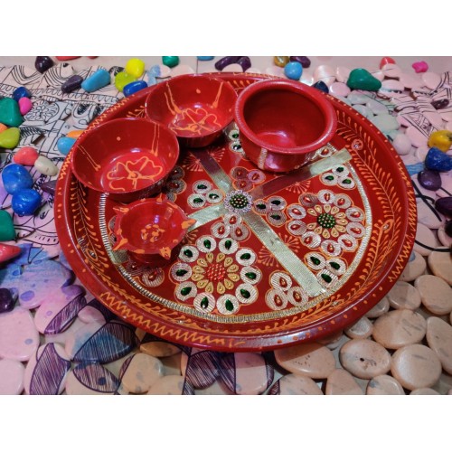 Decorative Pooja Thali