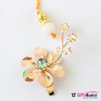 Diamond Beaded Lumba Rakhi