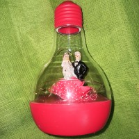 Bulb Couple Show Piece